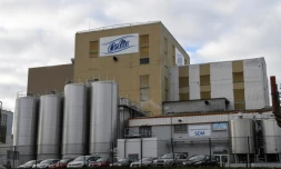 Usine du groupe Lactalis à Craon (Mayenne), le 4 décembre 2017