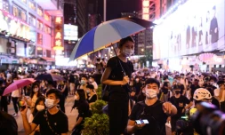 Des manifestants dans les rues de Hong Kong, le 6 septembre 2019