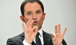 Benoît Hamon le 21 février 2017 à Blois
