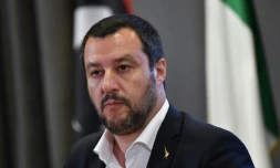 Le ministre italien de l'Intérieur Matteo Salvini à Rome, le 5 juillet 2018