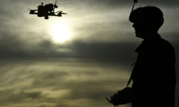 Luke Bannister, un pilote de drone à Wiltshire, en Angleterre, le 22 décembre 2016 