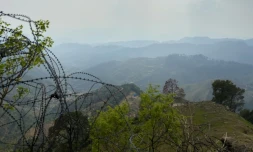 Près de la Ligne de contrôle dans la passe de Krishna Ghati, au Cachemire indien, le 6 mai 2025