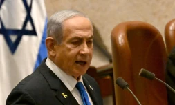 Le Premier ministre israélien Benjamin Netanyahu, le 28 octobre 2024 à Jérusalem