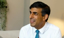 Le Premier ministre britannique Rishi Sunak, le 27 juillet 2023 Ă Londres