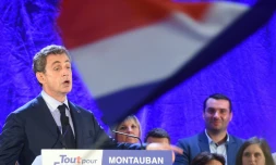 Nicolas Sarkozy, le 5 octobre 2016 Ă Montauban