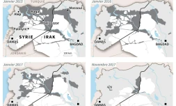 Le recul du groupe Etat islamique
