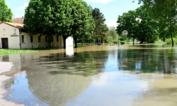 Inondation à Créhange en Moselle le 18 mai 2024