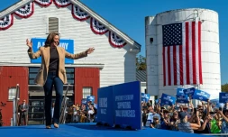 Kamala Harris, dans le New Hampshire, le 4 septembre 2024