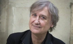 Plantu, dessinateur historique du quotidien Le Monde, le 4 mai 2017 Ă Paris