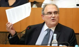 Paul Giacobbi le 14 avril 2016 à Ajaccio