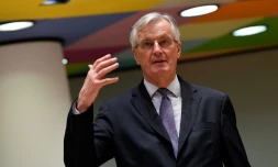 Michel Barnier, le négociateur européen sur le Brexit, le 22 décembre 2020 à Bruxelles