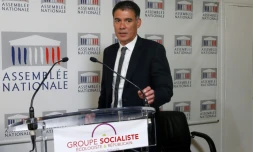 Le socialiste Olivier Faure, le 22 juin 2017 à l'Assemblée nationale à Paris