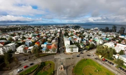 Vue de Reykjavik, le 7 septembre 2021 en Islande