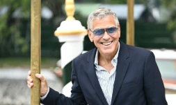 L'acteur américain George Clooney arrive à la 82e Mostra de Venise, le 27 août 2025