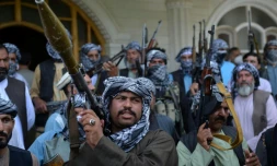 Des miliciens afghans à Hérat, le 9 juillet 2021