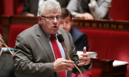 Christian Eckert le 13 octobre 2015 à l'Assemblée nationale à Paris