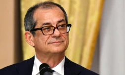 Le ministre italien des Finances Giovanni Tria, le 18 octobre 2018 à Rome