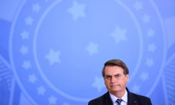 Le président brésilien Jair Bolsonaro le 29 août 2019 à Brasilia au Brésil