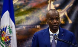 Le président haïtien Jovenel Moïse, le 7 janvier 2020 à Port-au-Prince