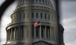 Le dôme du Capitole de Washington, le 19 décembre 2024