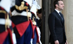 Le président Emmanuel Macron, le 17 mai 2017 à l'Elysée à Paris