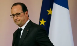 Le président François Hollande à l'Elysée à Paris, le 20 novembre 2015 