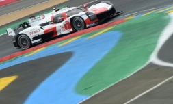 La Toyota N.7 lors des 24h du Mans, le 22 août 2021
