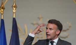 Le président de la République Emmanuel Macron le 21 mai 2026 à Paris