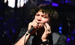 Bertrand Cantat lors d'un de ses concerts à La Rochelle, le 1er mars 2018