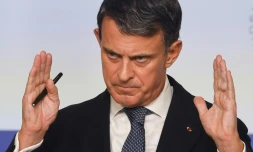 Le ministre des Outre-mer Manuel Valls, le 8 janvier 2025, à Paris