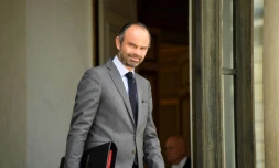 Le Premier ministre Edouard Philippe à la sortie de l'Elysée, le 11 juillet 2018 à Paris