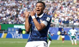 Kylian Mbappé, auteur d'un doublé pour la France face au Sénégal, lors de la Coupe du monde, le 16 juin 2026 à East Rutherford