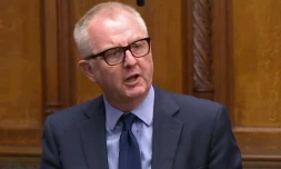 Le député travailliste Ian Austin à la Chambre des Communes, sur une photo extraite d'une vidéo du Parlement, le 30 octobre 2018