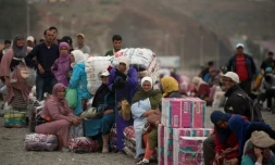 Des migrants le 27 octobre 2016 à Ceuta au Maroc