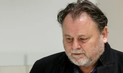 Le réalisateur français Christophe Ruggia arrive au palais de justice de Paris, le 10 décembre 2024