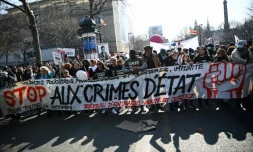 Manifestation nationale contre le racisme Ă l'appel d'un collectif d'associations, de syndicats et de partis, le 19 mars 2022 Ă Paris