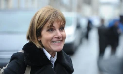 L'ancienne président d'Areva Anne Lauvergeon à Jarnac le 8 janvier 2016
