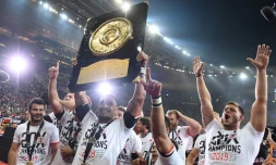 Le Stade toulousain vainqueur de la finale de Top 14 contre Clermont le 15 juin 2019 au Stade de France, remet son titre en jeu