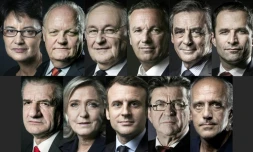 Les onze candidats à la présidentielle française