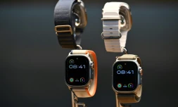 Des Apple Watch Ultra 2 en vente dans un magasin de Los Angeles, le 22 septembre 2023 en Californie