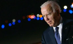 Le président Joe Biden à l'aéroport de New Castle Airport, dans le Delaware, le 29 mai 2022