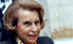 Liliane Bettencourt, héritière du groupe de cosmétiques L'Oréal, le 12 octobre 2011 à Paris