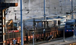 Un wagon incendié à la gare de Valenciennes, le 25 mars 2022