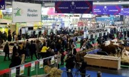 Des exposants au 60Úme Salon de l'Agriculture, le 26 février 2024 à Paris