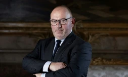 Le sénateur LR Laurent Duplomb,  à Paris le 11 février 2025.