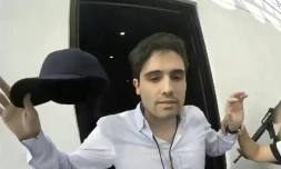 Ovidio Guzman, un des fils du baron de la drogue mexicain Joaquin "El Chapo" Guzman, au moment de sa premiĂšre arrestation le 30 octobre 2019