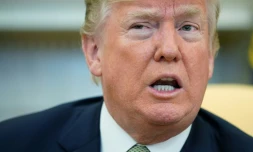 Donald Trump le 15 mars 2018 dans le Bureau ovale, à Washington