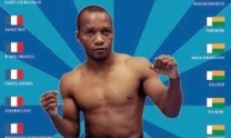 L'affiche de la rencontre de boxe entre Bernard Inom et Pedro Cardenas du vendredi 14 décembre 2007