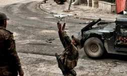 Après les jihadistes, c'est au tour des forces irakiennes de recourir aux drones.