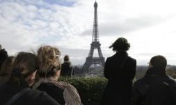 Minute de silence à Paris au Trocadéro le 16 novembre 2015